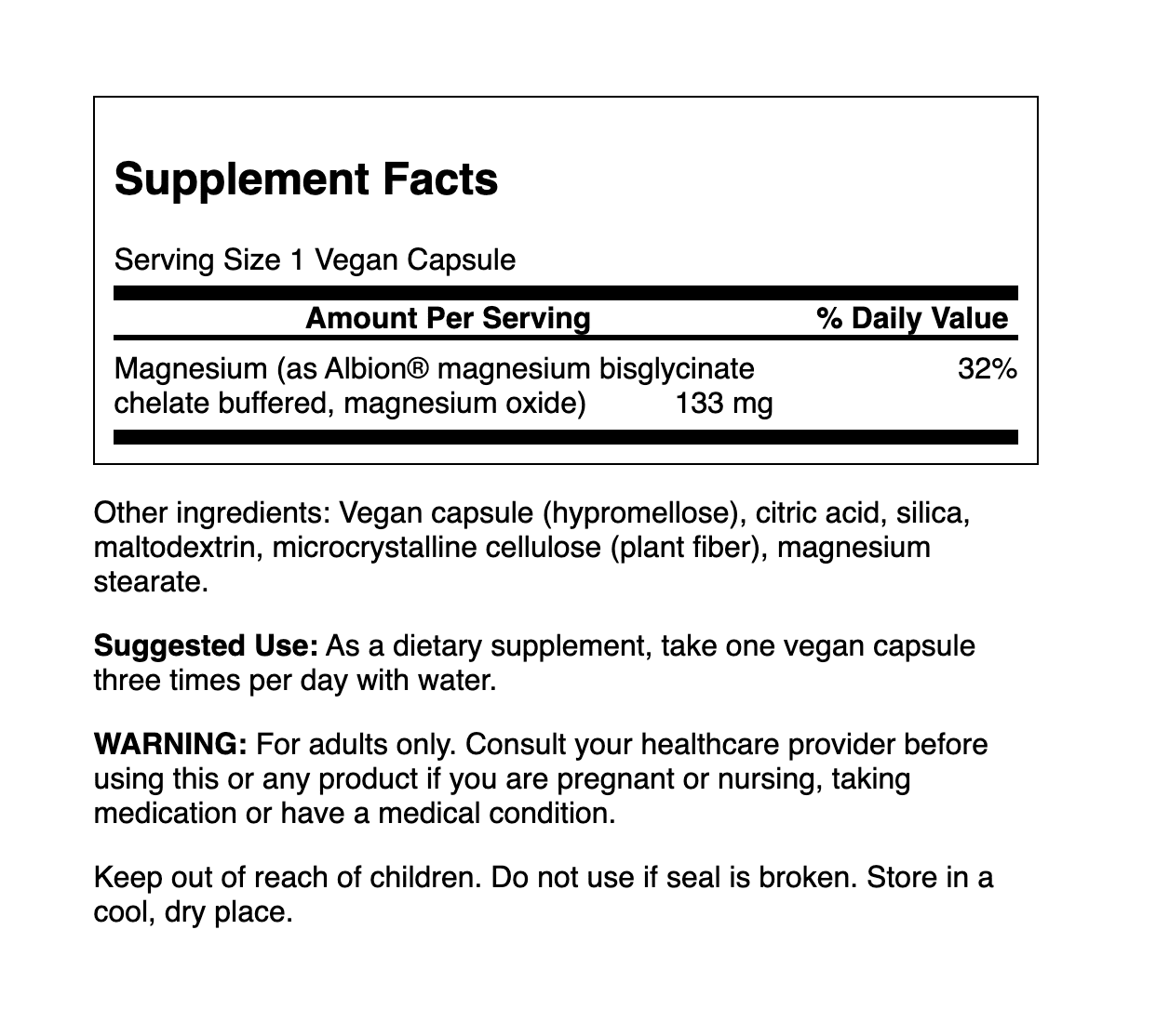 Swanson Albion®, Magnesium Glycinate, 133 mg, 90 capsules