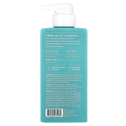 Medix 5.5, Gel douche perfecteur de peau, acide glycolique + acide lactique, 444 ml