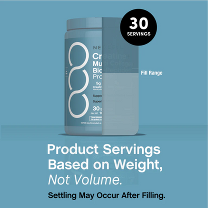 NeoCell Creatine + Multi Collagen | 10 types of collagen | 5g Creatine, 3g Collagen & 1g L-Taurine | 285 grams