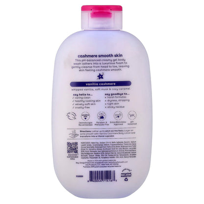 Eos Shea Better, Gel douche au cachemire, Vanille et cachemire, 473 ml