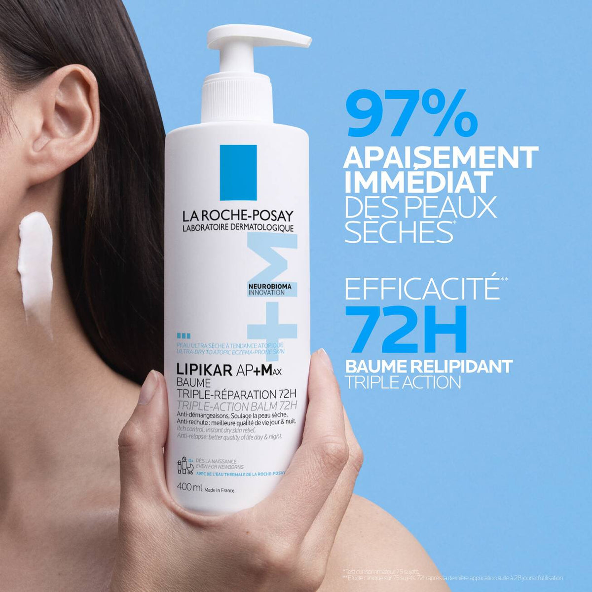 La Roche-Posay Lipikar Baume AP+MAX Relipidant triple action, 400ml