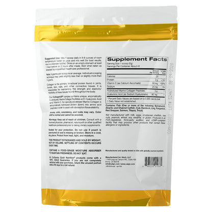 CollagenUP, Hydrolyzed Marine Collagen Peptides with Hyaluronic Acid and Vitamin C, Unflavored, 206 g