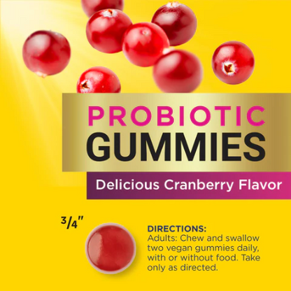 Renew Life Ultimate Flora Women's Care Probiotics + Prebiotics & Cranberry Gummies, 48 gummies