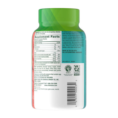 Vitafusion soin quotidien pour le teint|zinc, vitamines C & E, 60 gummies