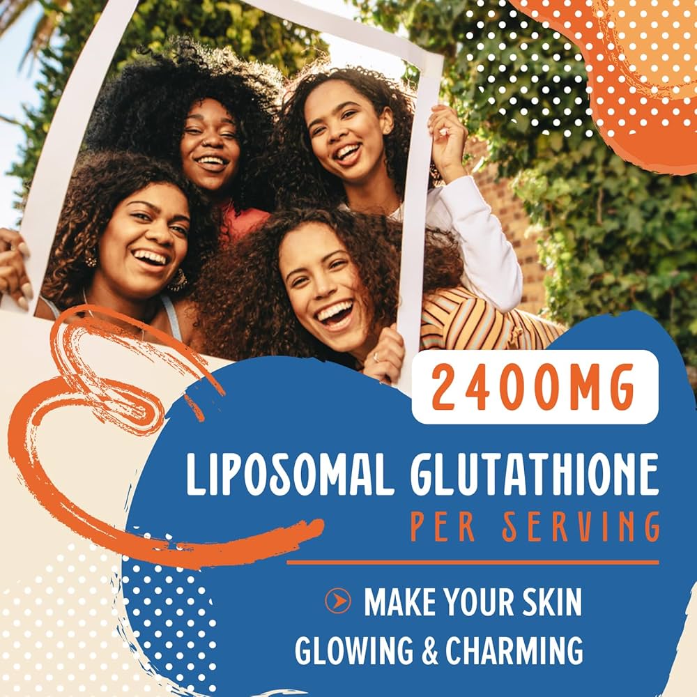 Prunucis Glutathione liposomal, avec vitamine C, chardon-Marie et acide alpha-lipoïque, L-glutathion réduit pur, haute absorption, 60 gélules