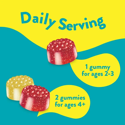 Lil Critters Omega-3 Kids Gummies, 3 Fatty Acids, DHA, EPA & ALA, Delicious Citrus Flavors, 120 Gummies