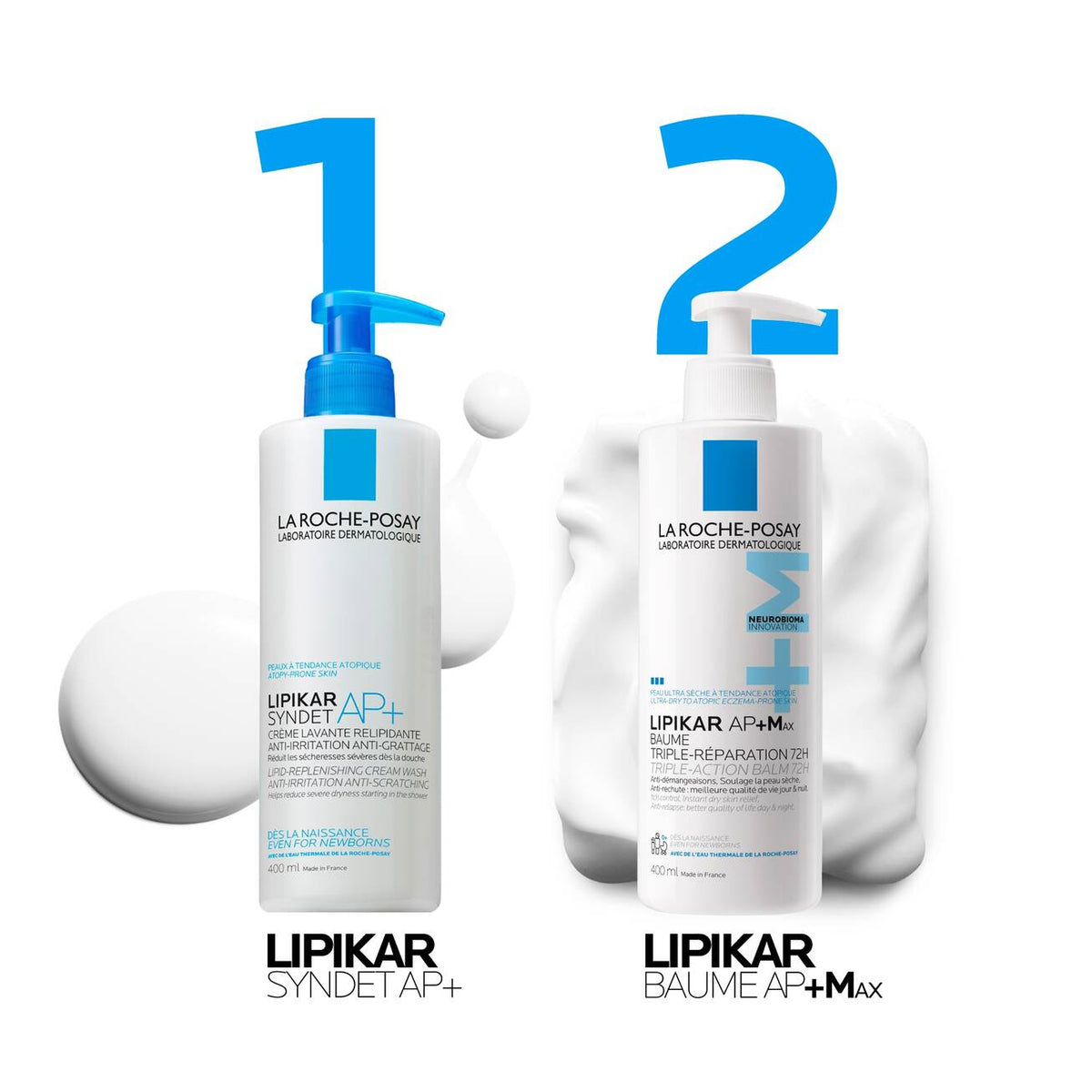 La Roche-Posay Lipikar Baume AP+MAX Relipidant triple action, 400ml