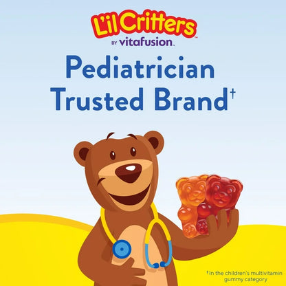 L'il Critters Gummy Vites, gummy multivitamins for children aged 2 and up, fruity flavors, 70 gummies