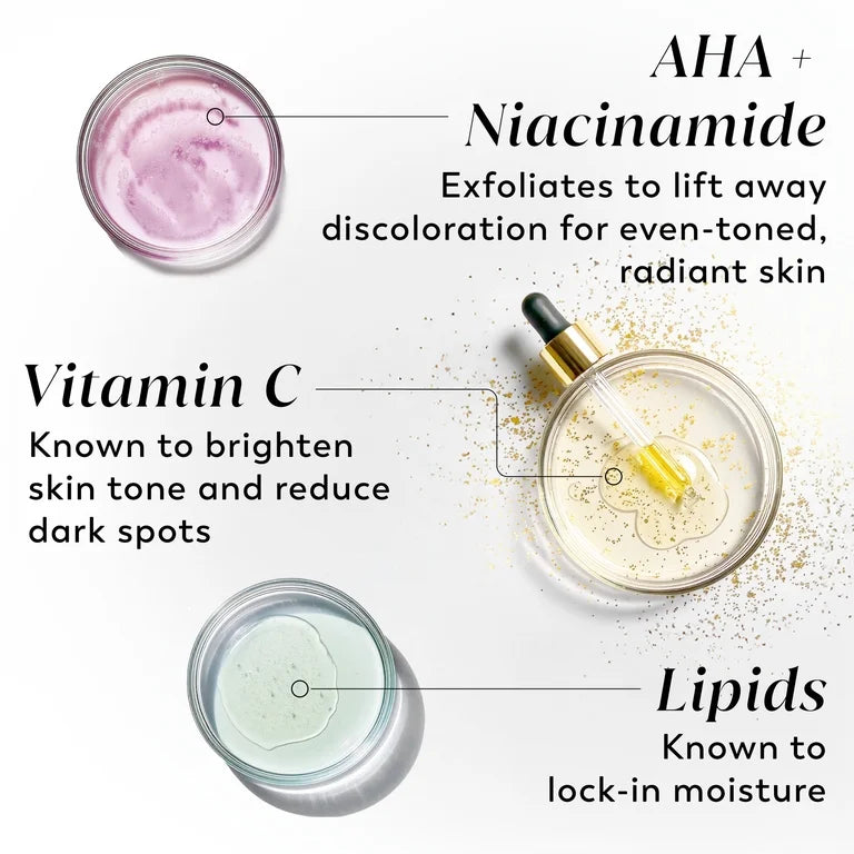 Olay Dark Spot Correcting Body Lotion with AHA, Vitamin C, and Niacinamide, 500ml, Exfoliating Body Lotion