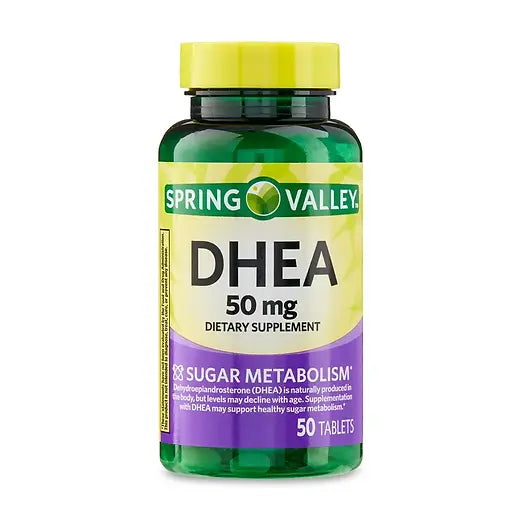Spring Valley Dhea 50mg, 50 tablets