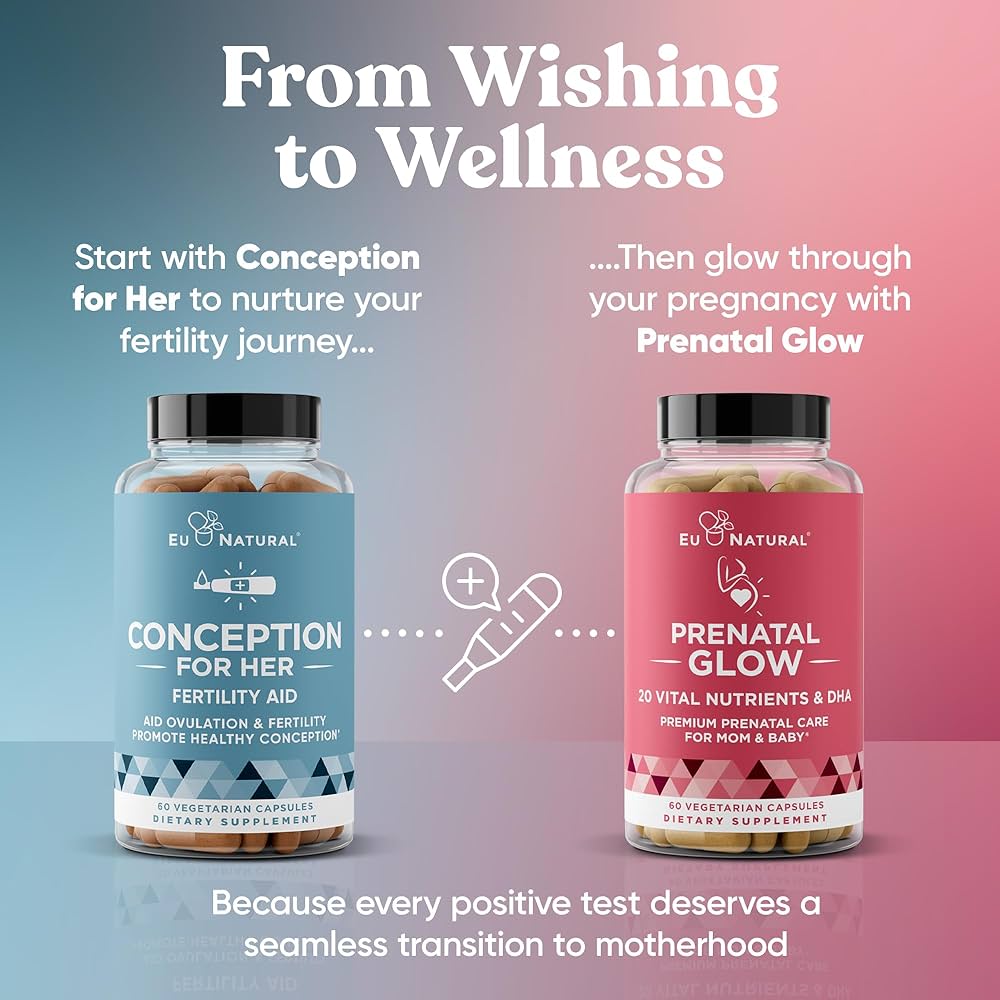 Eu Natural Conception For Her, Fertility Aid & Multi, 60 gélules