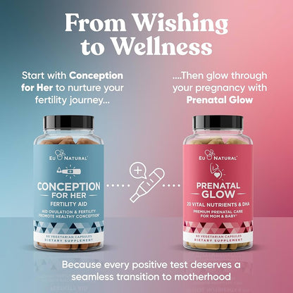 Eu Natural Conception For Her, Fertility Aid & Multi, 60 gélules