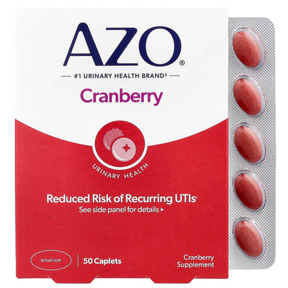 Azo Canneberge, Santé urinaire, 50 comprimés-capsules