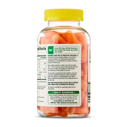 Spring Valley Vitamine C gummies ultra-forte 1 000 mg, 60 unités