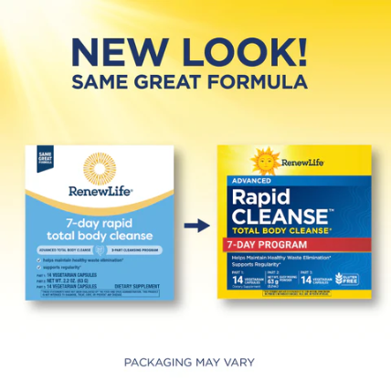 Renew Life Rapid Total Body Detox, Complete Body Detox