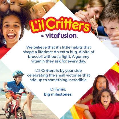 L'il Critters Gummy Vites, gummy multivitamins for children aged 2 and up, fruity flavors, 70 gummies