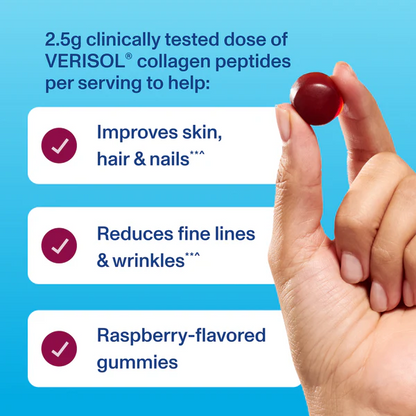 Vital Proteins Collagène Gummies, Raspberry, 120 Gummies