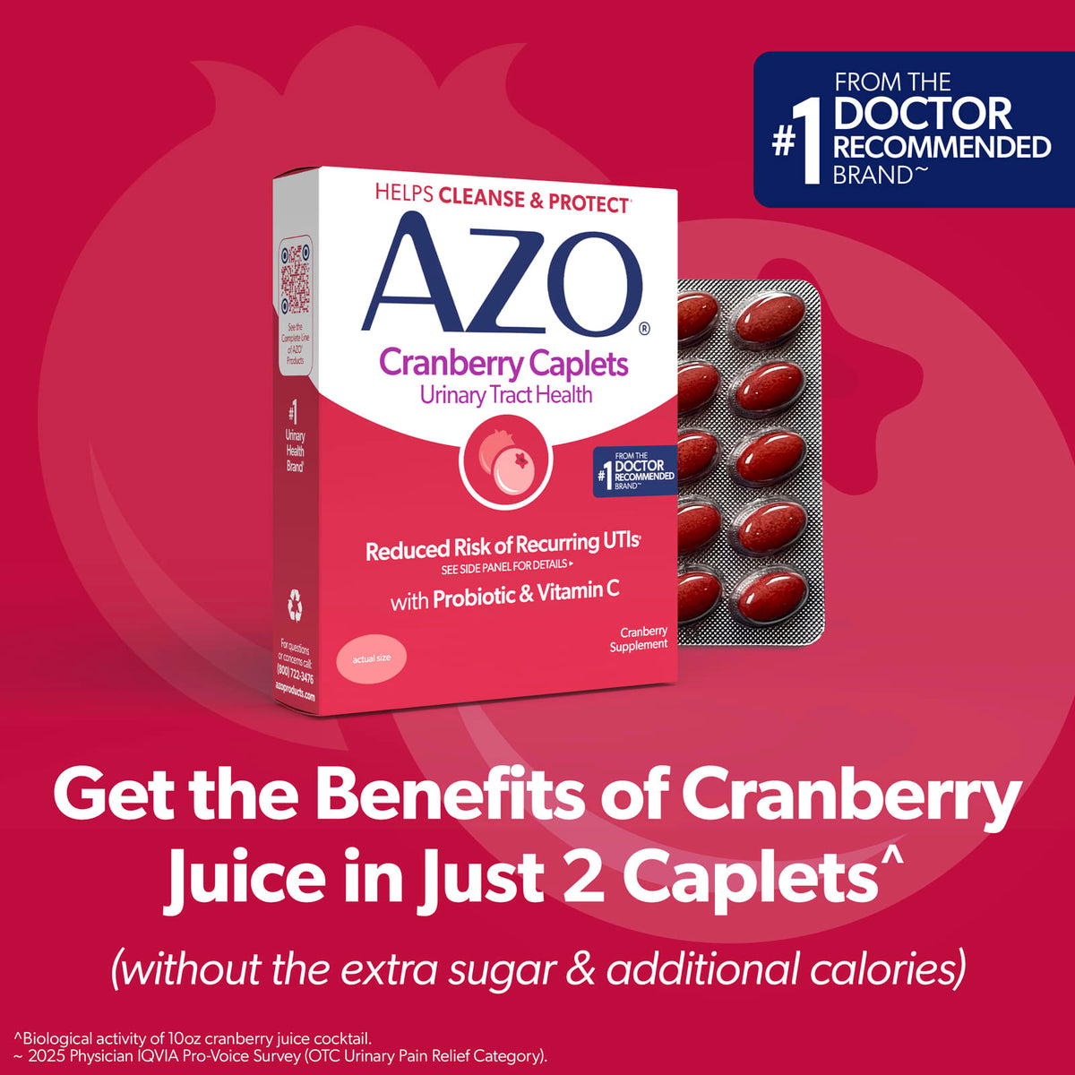 Azo Canneberge, Santé urinaire, 50 comprimés-capsules