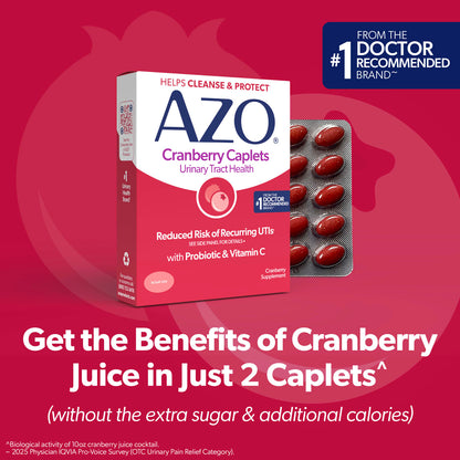 Azo Canneberge, Santé urinaire, 50 comprimés-capsules