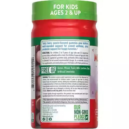 Nature's Truth, Just 4 Kids Multivitamin Gummies + Probiotics, 28 Gummies