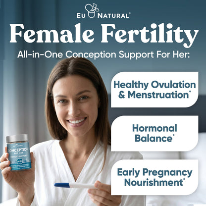 Eu Natural Conception For Her, Fertility Aid & Multi, 60 Capsules