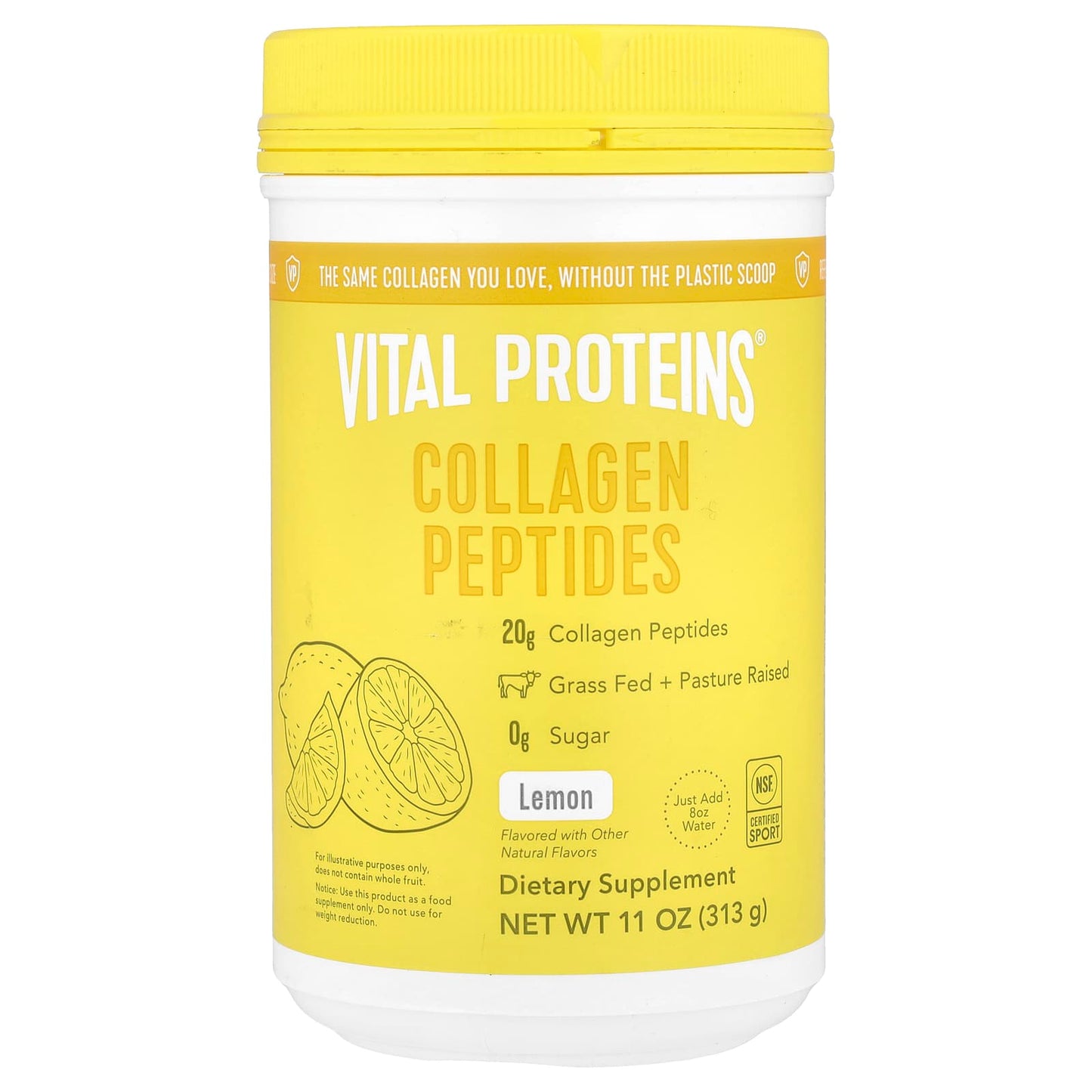 Vital Proteins Collagen Peptides, Lemon flavor, 313 grams