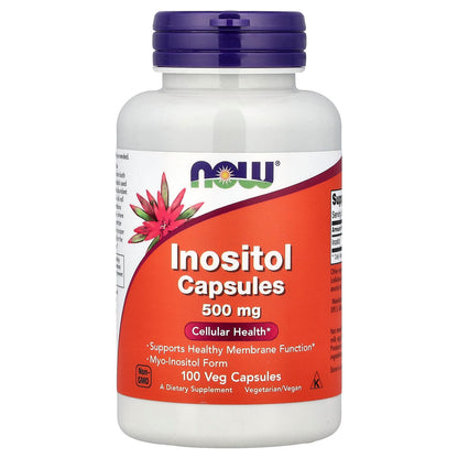 Now Foods Inositol, 500mg, 100 gélules