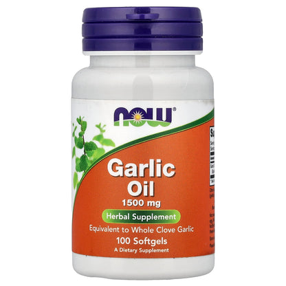 Now Foods, Gélules d'ail, 1 500 mg, 100 gélules