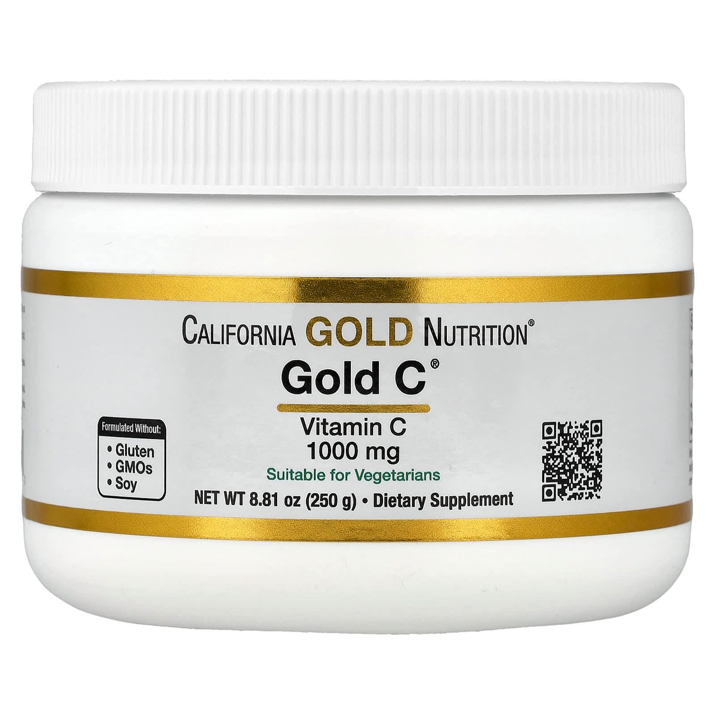 California Gold Nutrition, Gold C®, USP Grade Vitamin C Powder, 1,000 mg, 250 grams