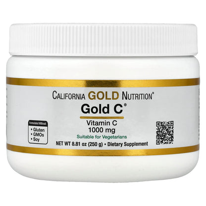 California Gold Nutrition, Gold C®, USP Grade Vitamin C Powder, 1,000 mg, 250 grams