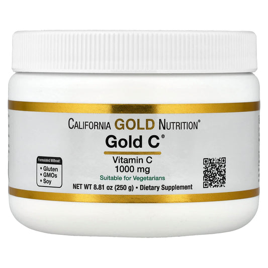 California Gold Nutrition, Gold C®, USP Grade Vitamin C Powder, 1,000 mg, 250 grams