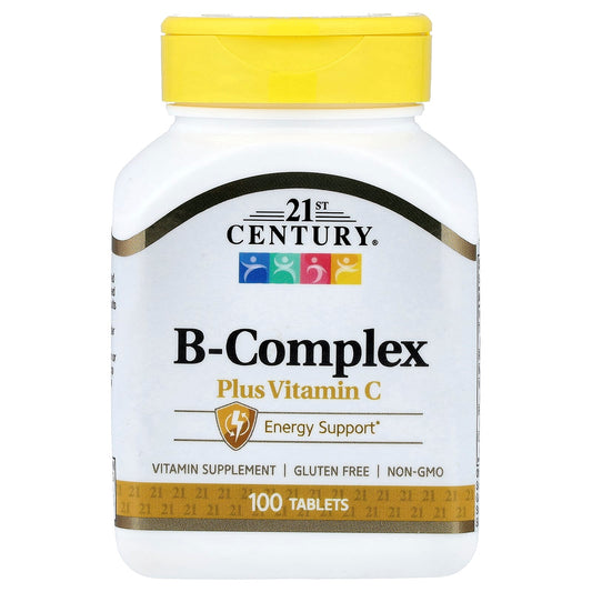 21st Century B-Complex plus Vitamin C, 100 tablets
