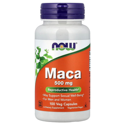 Now Foods Maca 500 mg, 100 gélules