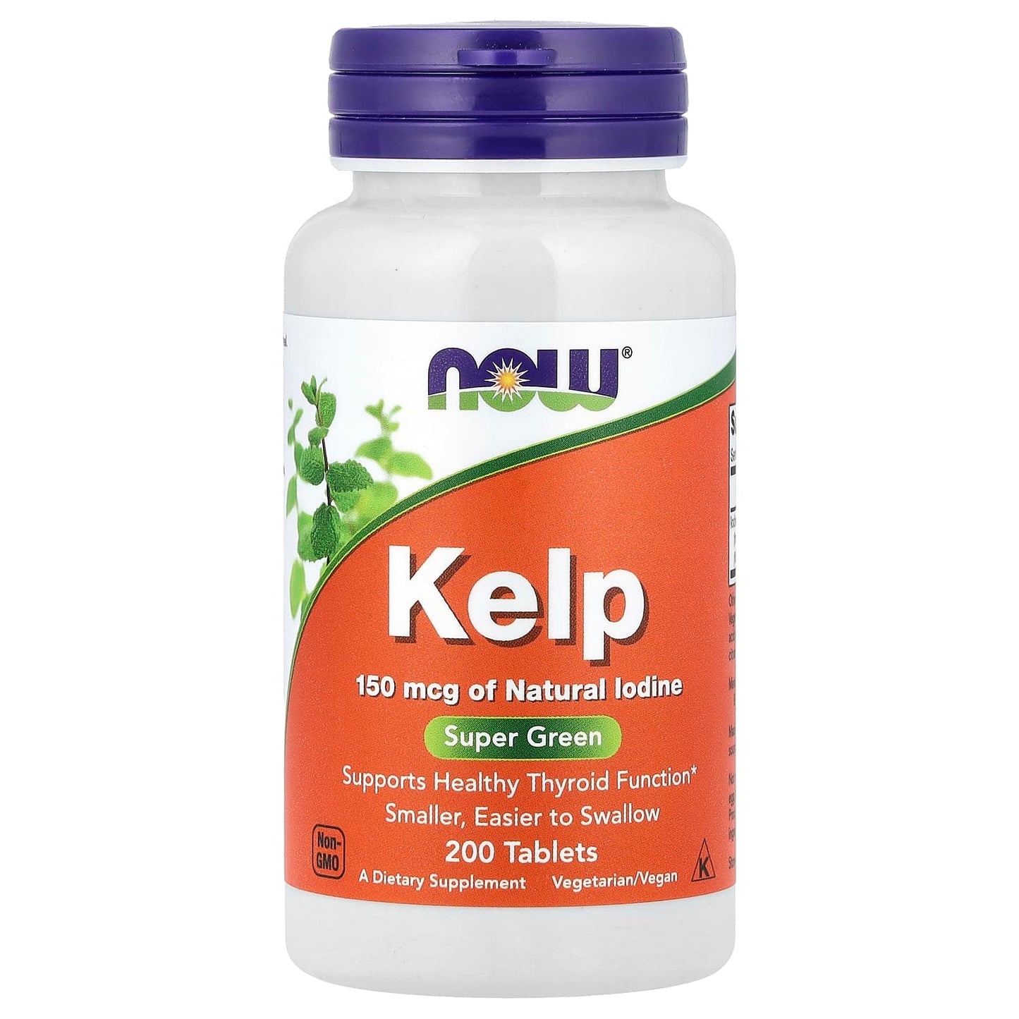 Now Foods Kelp | Varech, Iodine, 200 comprimés