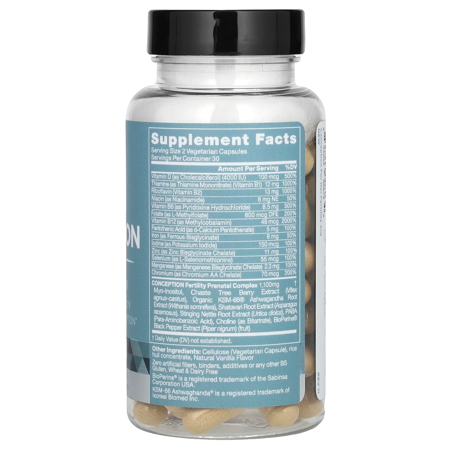 Eu Natural Conception For Her, Fertility Aid & Multi, 60 gélules