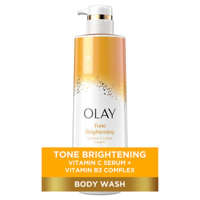 Olay Tone Correction Body Wash with BHA and Vitamin C Serum Complex, 591 ml