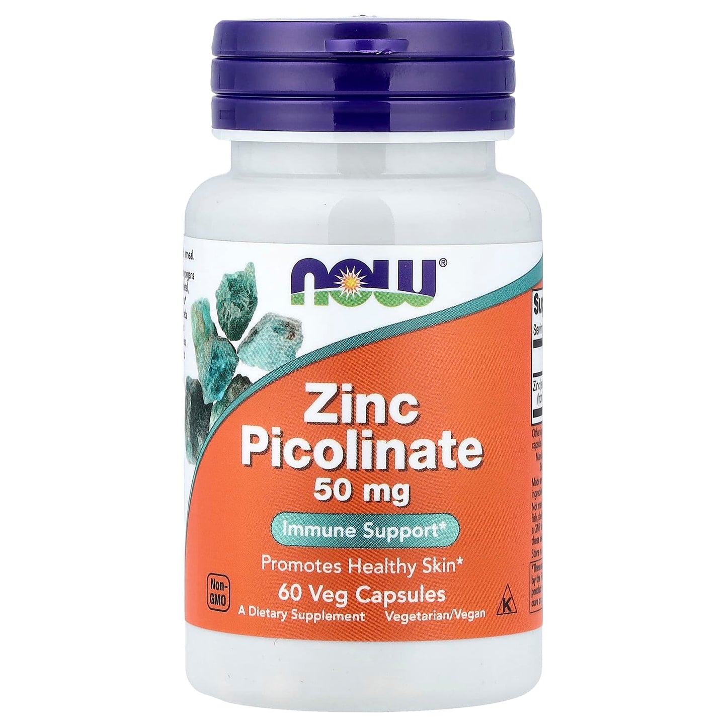 Now Foods Zinc Picolinate, 50 mg, 60 capsules