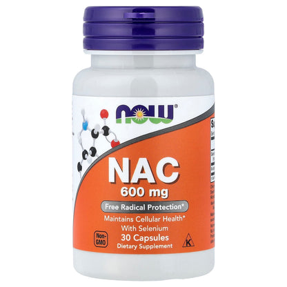 Now Foods NAC with Selenium, 600mg