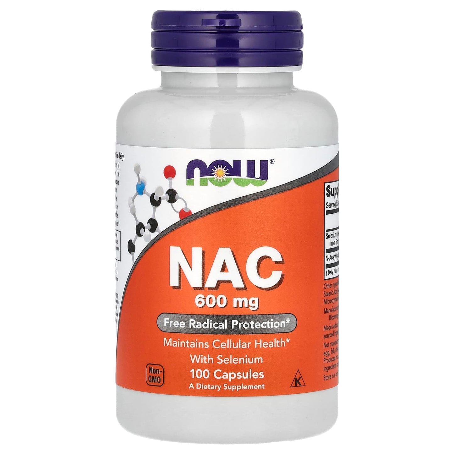Now Foods NAC with Selenium, 600mg