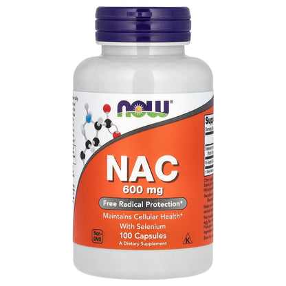 Now Foods NAC with Selenium, 600mg