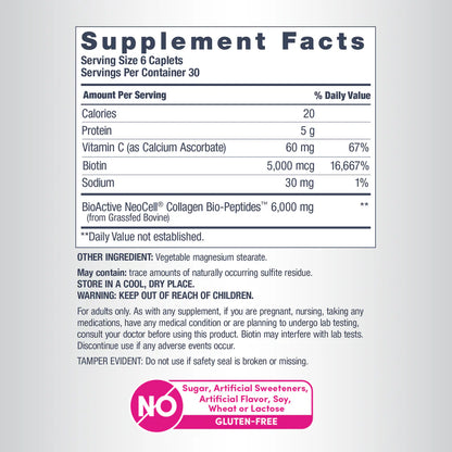 NeoCell, Collagen Peptides + Vitamin C & Biotin