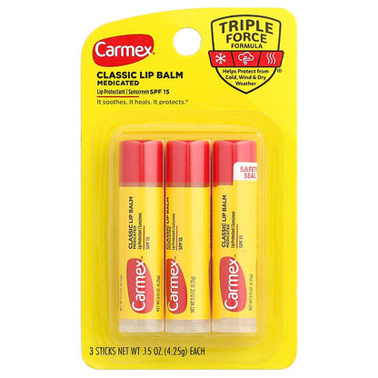 Carmex original medicated lip balm