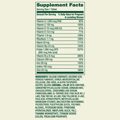 Spring Valley, Vitamines Prénatales, 100 comprimés