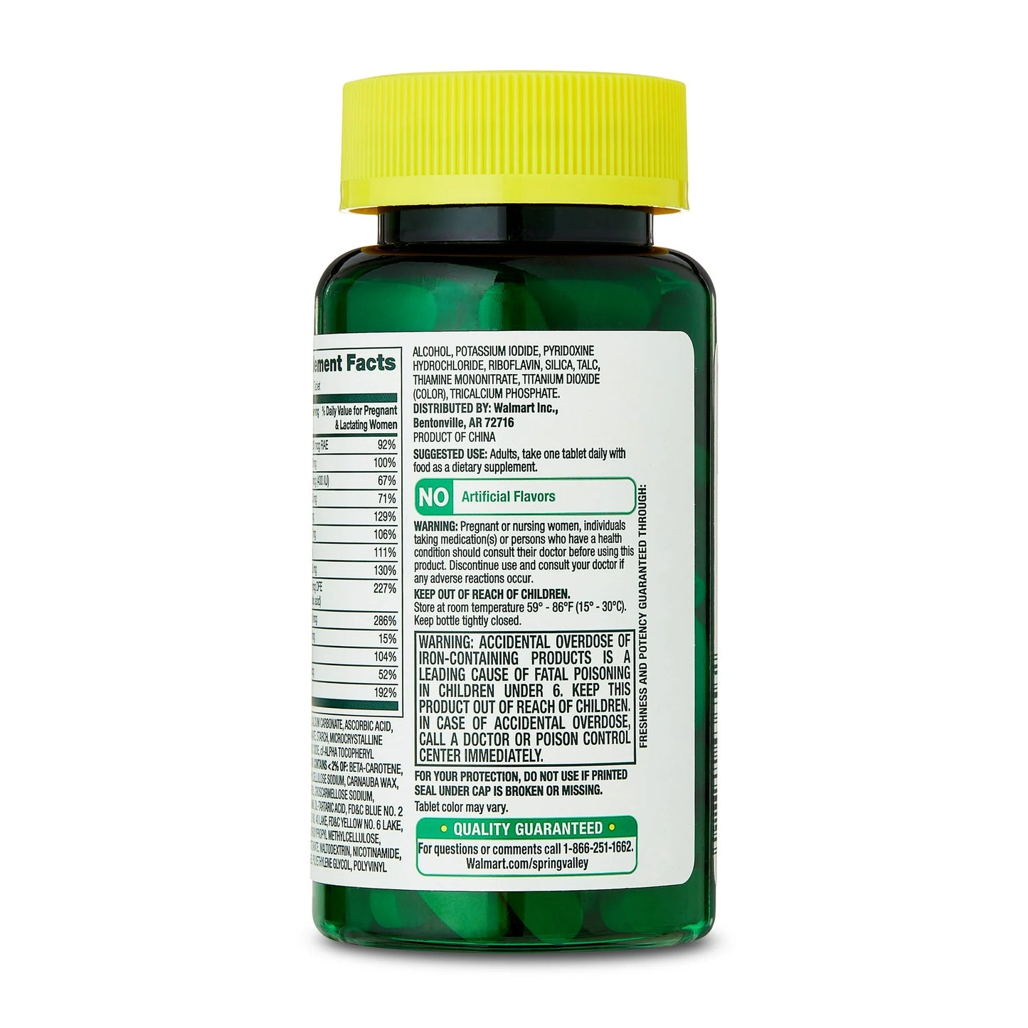 Spring Valley, Vitamines Prénatales, 100 comprimés